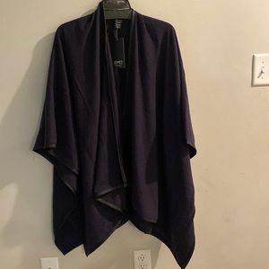 Jones New York Cover Up Jacket - Purple and Black - One Size Fits Most